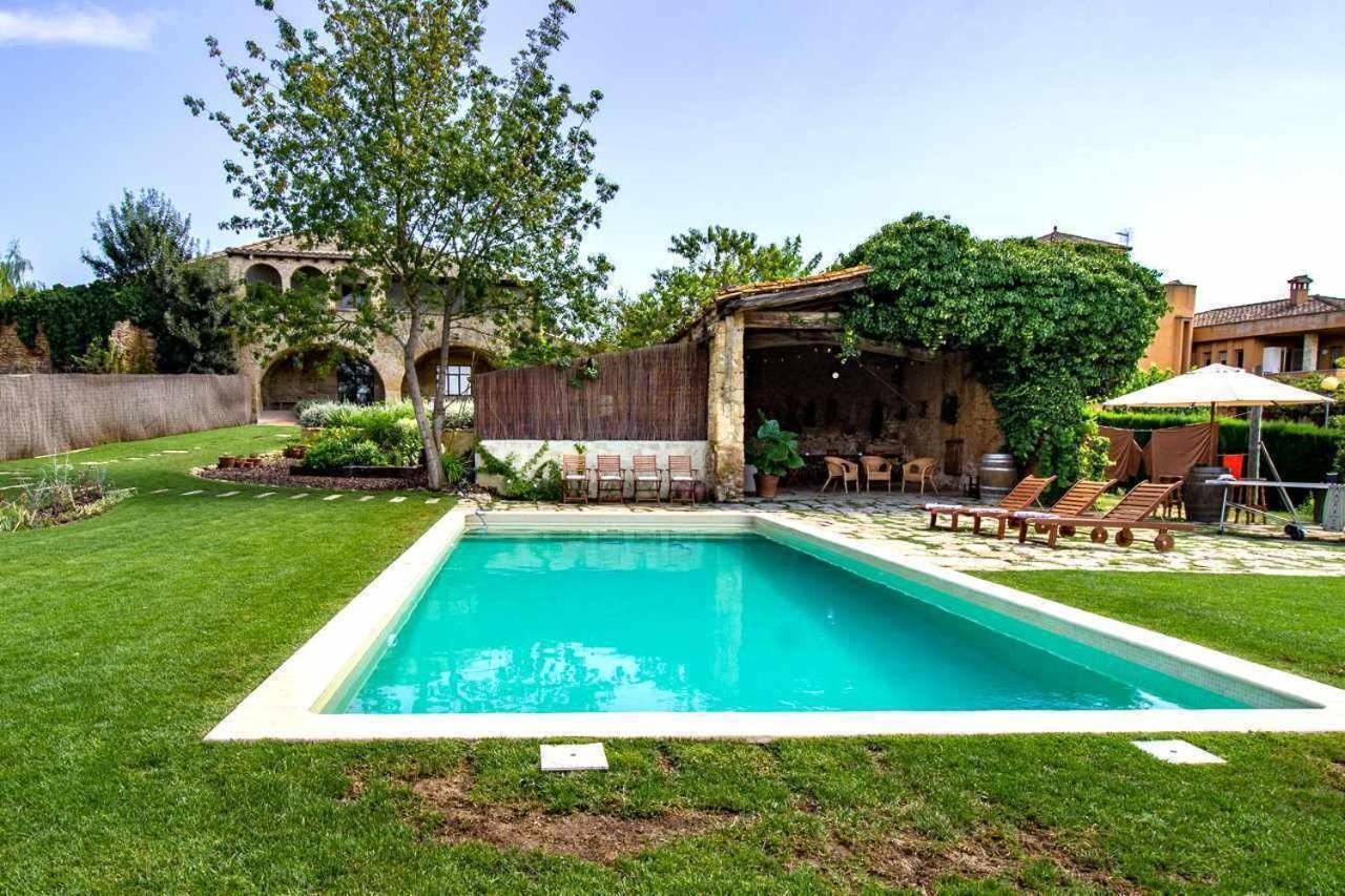 Masia Can Grau Habitaciones Con Desayuno Inlcuido Vilafreser Kültér fotó